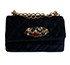 Vintage Jewel Flap Bag, front view